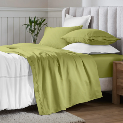 Egyptian Cotton 650 Thread Count Eco-Friendly Solid Sheet Set