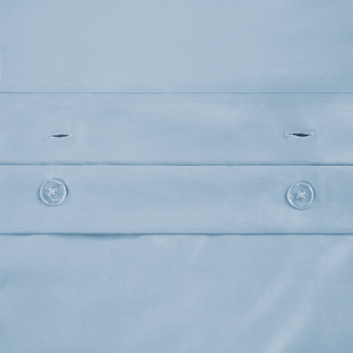 Superior Premium 650 Thread Count Egyptian Cotton Solid Duvet Cover Set - Baby Blue