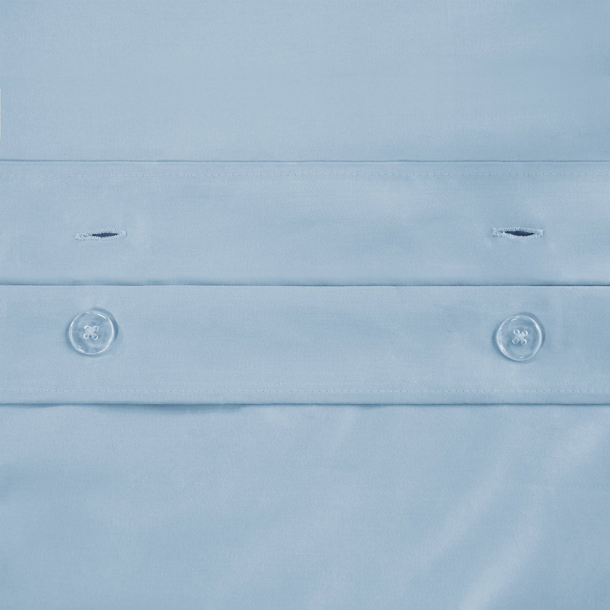 Superior Premium 650 Thread Count Egyptian Cotton Solid Duvet Cover Set - Baby Blue