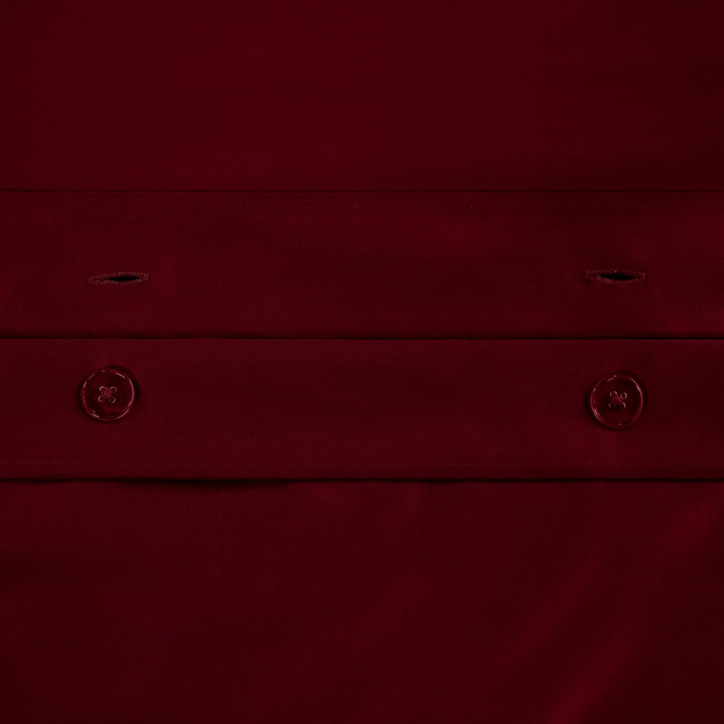  Superior Premium 650 Thread Count Egyptian Cotton Solid Duvet Cover Set - Burgundy