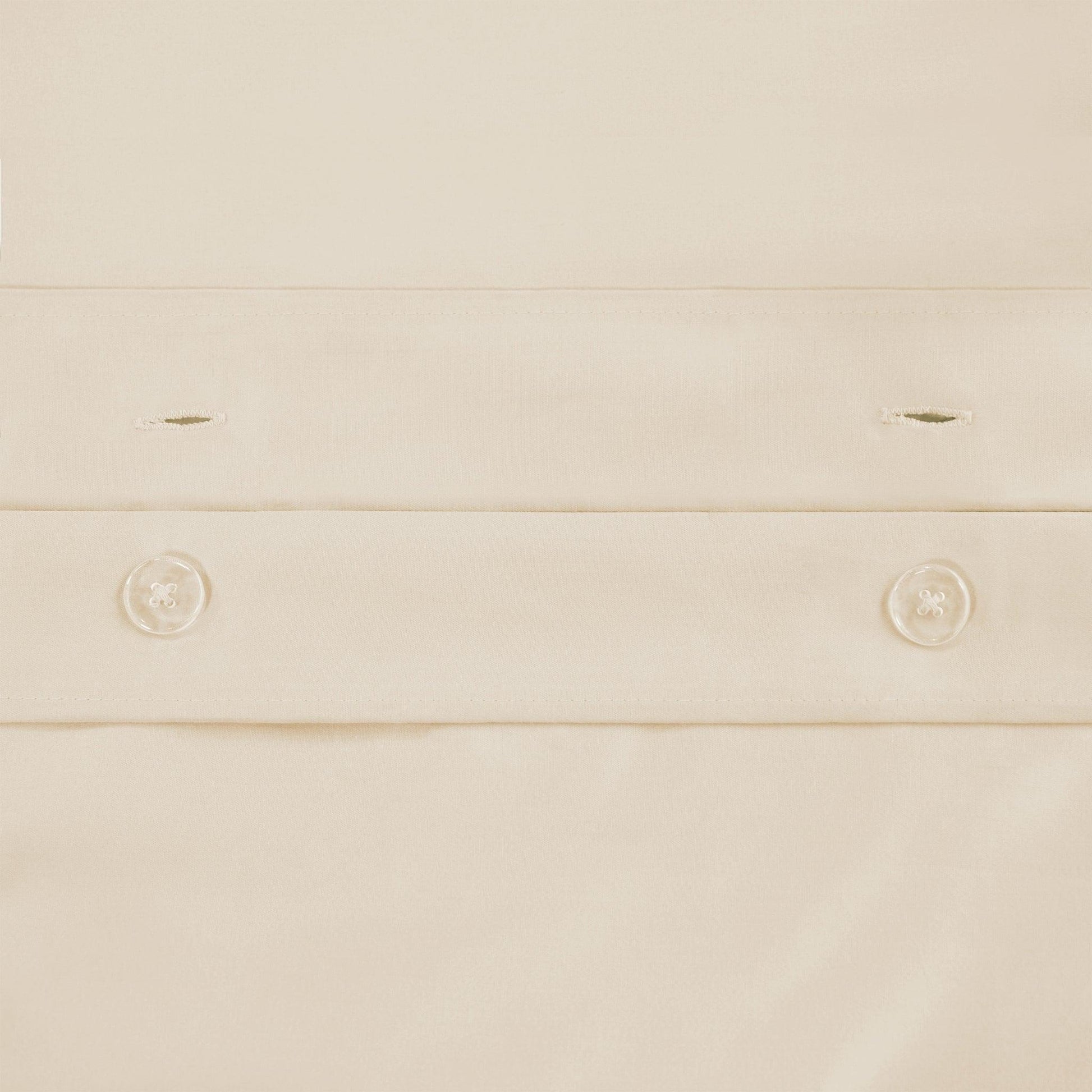  Superior Premium 650 Thread Count Egyptian Cotton Solid Duvet Cover Set - Ivory