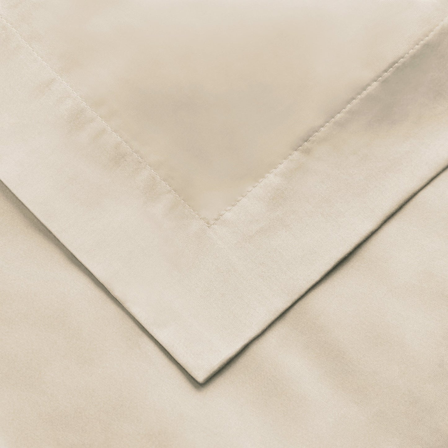 Superior Premium 650 Thread Count Egyptian Cotton Solid Duvet Cover Set - Ivory