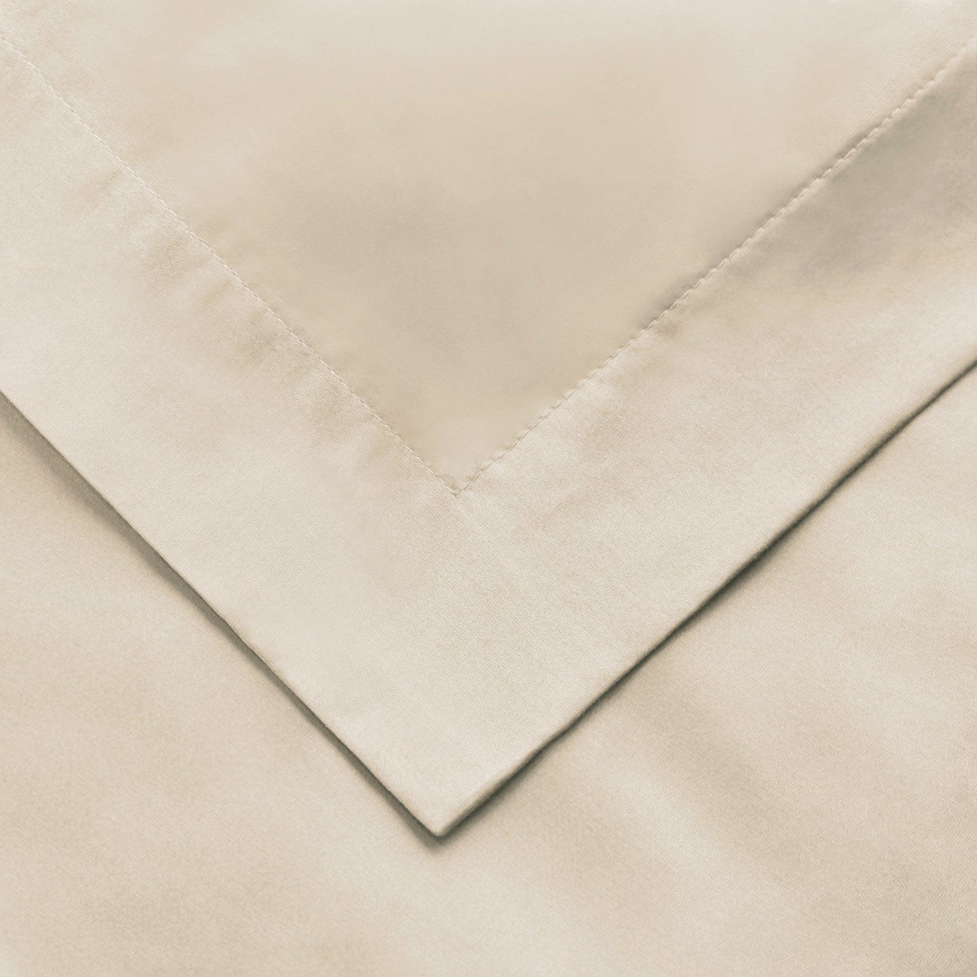 Superior Premium 650 Thread Count Egyptian Cotton Solid Duvet Cover Set - Ivory