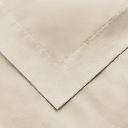 Superior Premium 650 Thread Count Egyptian Cotton Solid Duvet Cover Set - Ivory