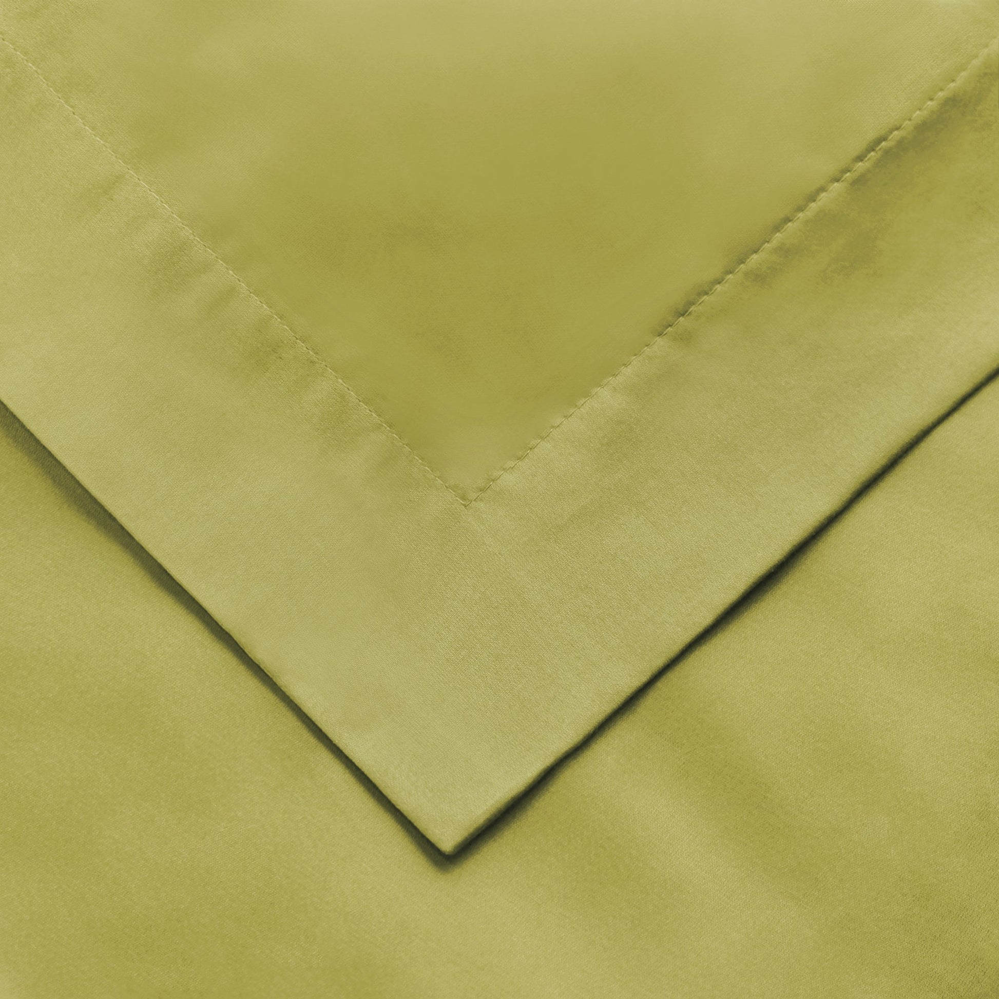 Superior Premium 650 Thread Count Egyptian Cotton Solid Duvet Cover Set - Olive Green