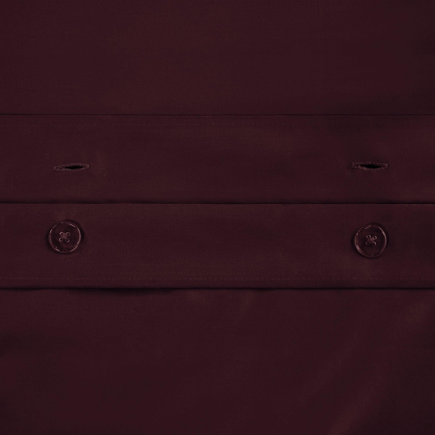  Superior Premium 650 Thread Count Egyptian Cotton Solid Duvet Cover Set - Plum