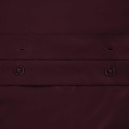  Superior Premium 650 Thread Count Egyptian Cotton Solid Duvet Cover Set - Plum
