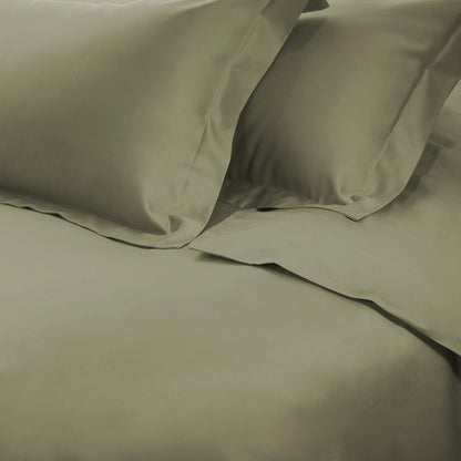  Superior Premium 650 Thread Count Egyptian Cotton Solid Duvet Cover Set - Sage