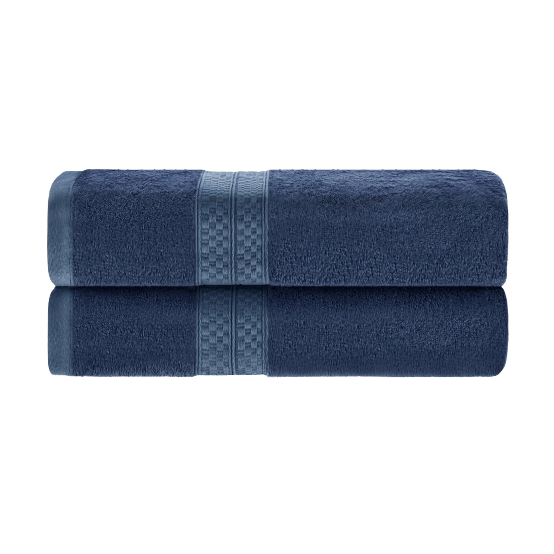 Rayon from Bamboo Ultra-Plush Heavyweight 2-Piece Bath Towel Set - River Blue