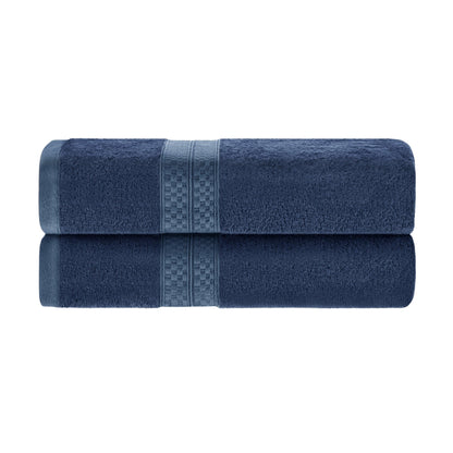 Rayon from Bamboo Ultra-Plush Heavyweight 2-Piece Bath Towel Set - River Blue