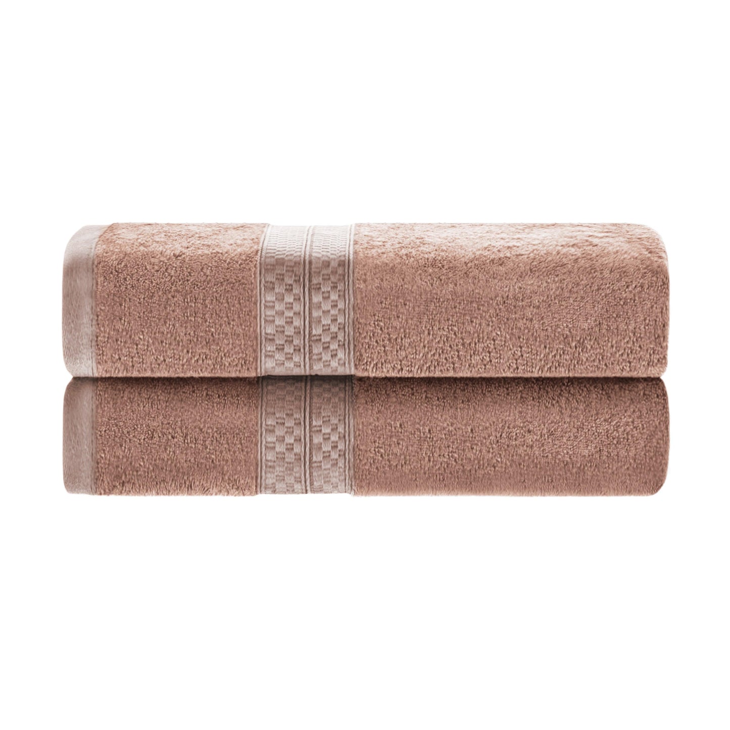 Rayon from Bamboo Ultra-Plush Heavyweight 2-Piece Bath Towel Set - Sand