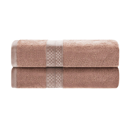 Rayon from Bamboo Ultra-Plush Heavyweight 2-Piece Bath Towel Set - Sand