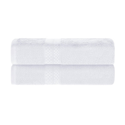 Rayon from Bamboo Ultra-Plush Heavyweight 2-Piece Bath Towel Set - White