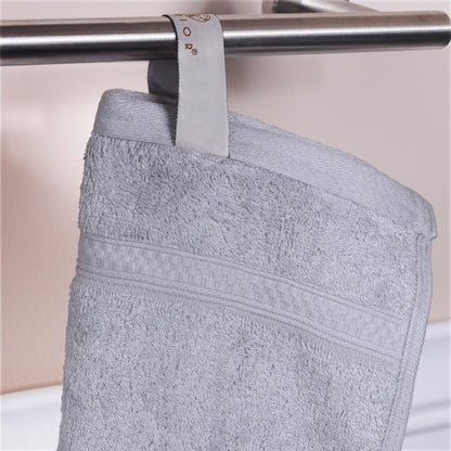 Rayon from Bamboo Ultra-Plush Heavyweight Assorted 6-Piece Towel Set - Chrome