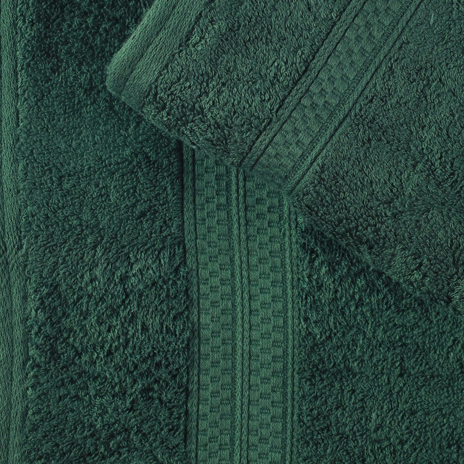 Rayon from Bamboo Ultra-Plush Heavyweight Assorted 6-Piece Towel Set -  Hunter Green