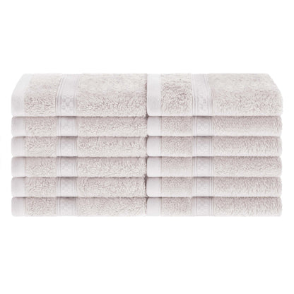 Rayon from Bamboo Ultra-Plush Heavyweight Assorted 12-Piece Towel Set -  Ivory