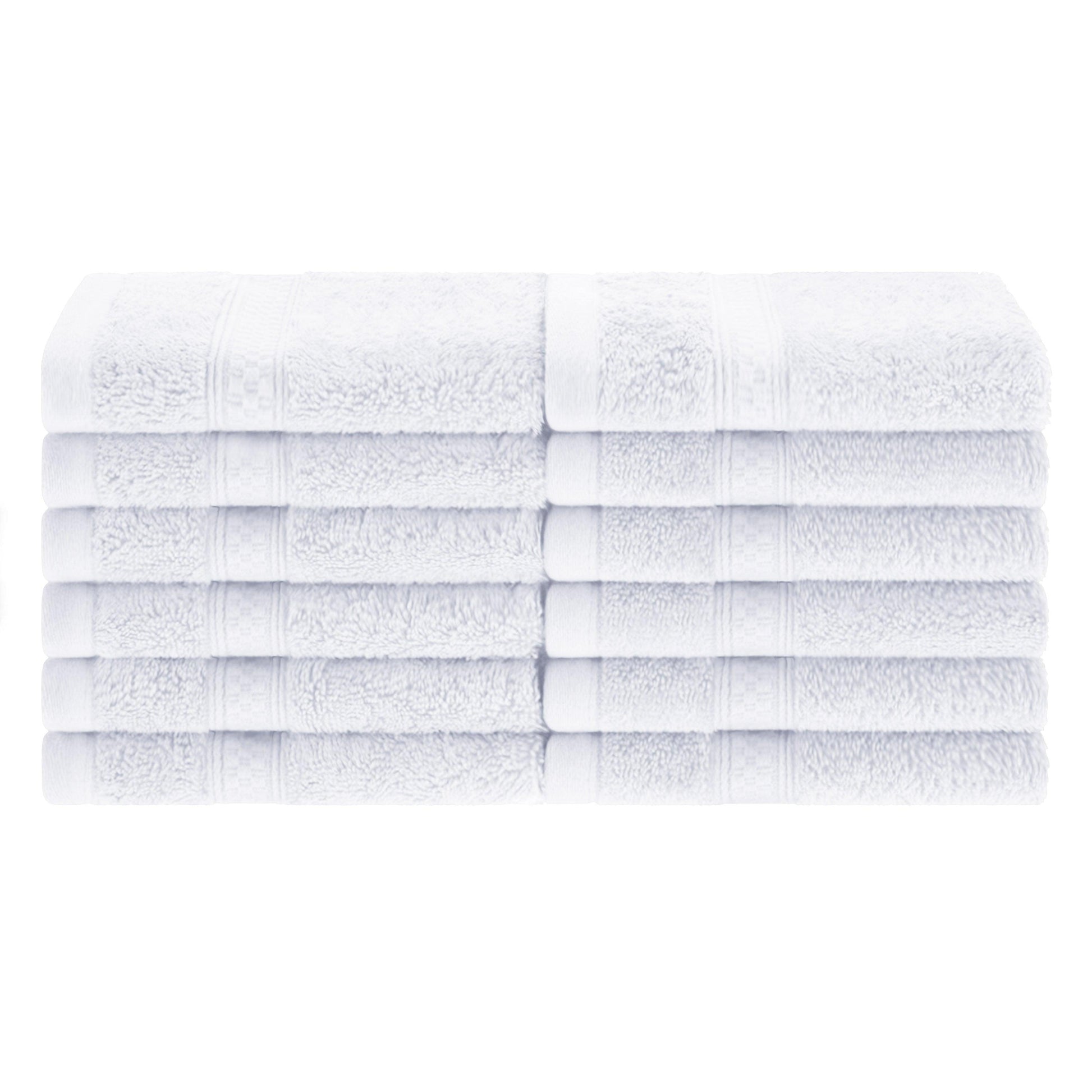 Rayon from Bamboo Ultra-Plush Heavyweight Assorted 12-Piece Towel Set - White