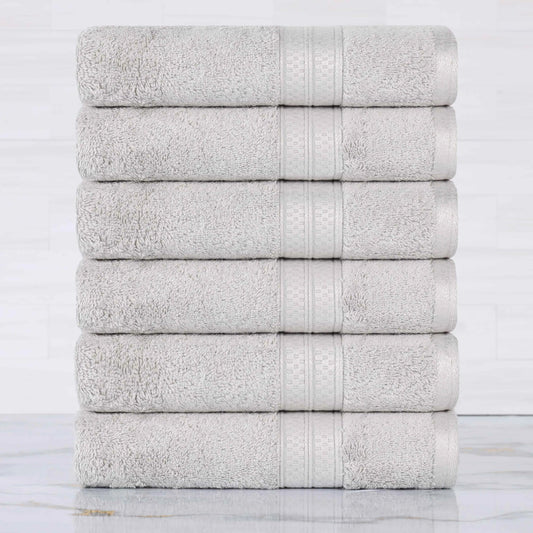 Rayon from Bamboo Ultra-Plush Heavyweight 6 Piece Hand Towel Set