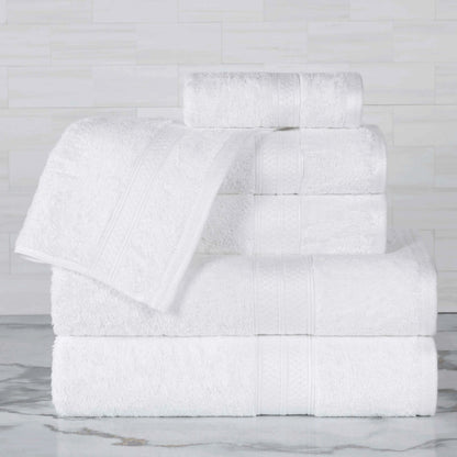 Rayon from Bamboo Ultra-Plush Heavyweight Assorted 6 Piece Towel Set