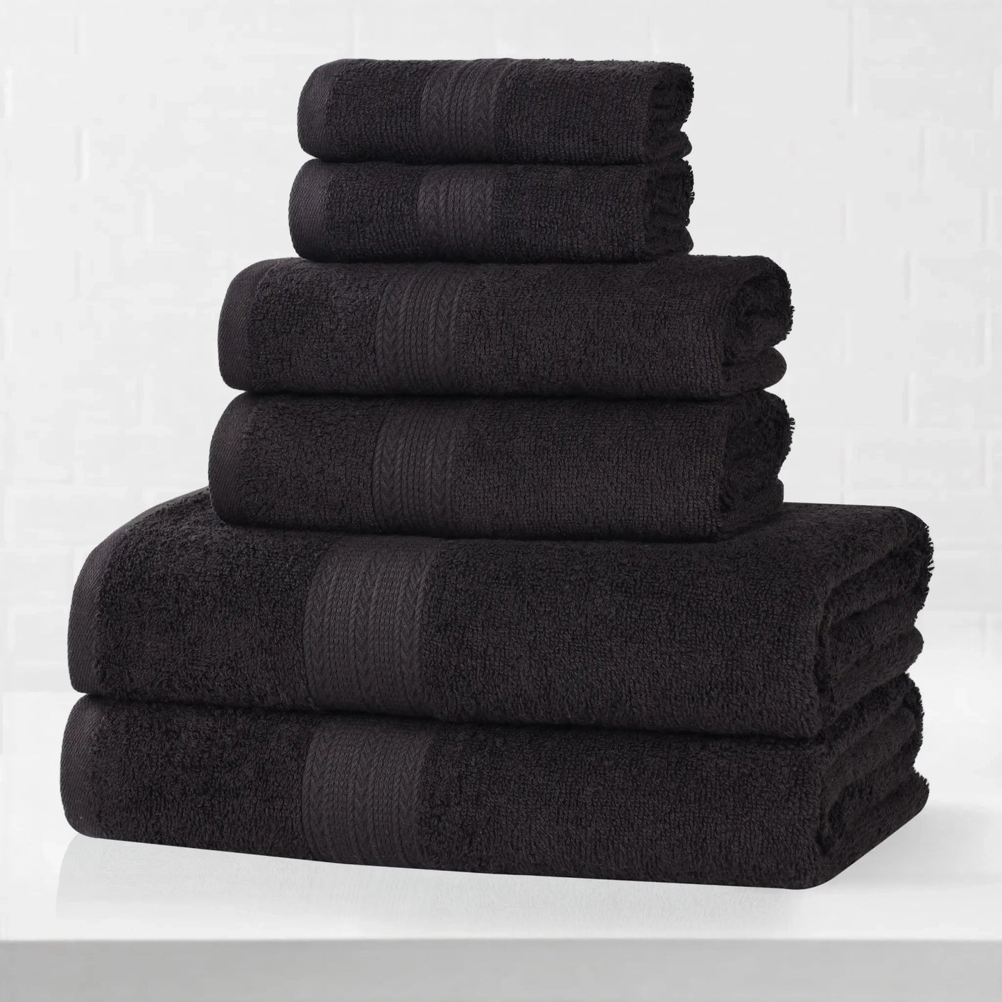 Eco-Friendly Ring Spun Cotton Towel Set Collection