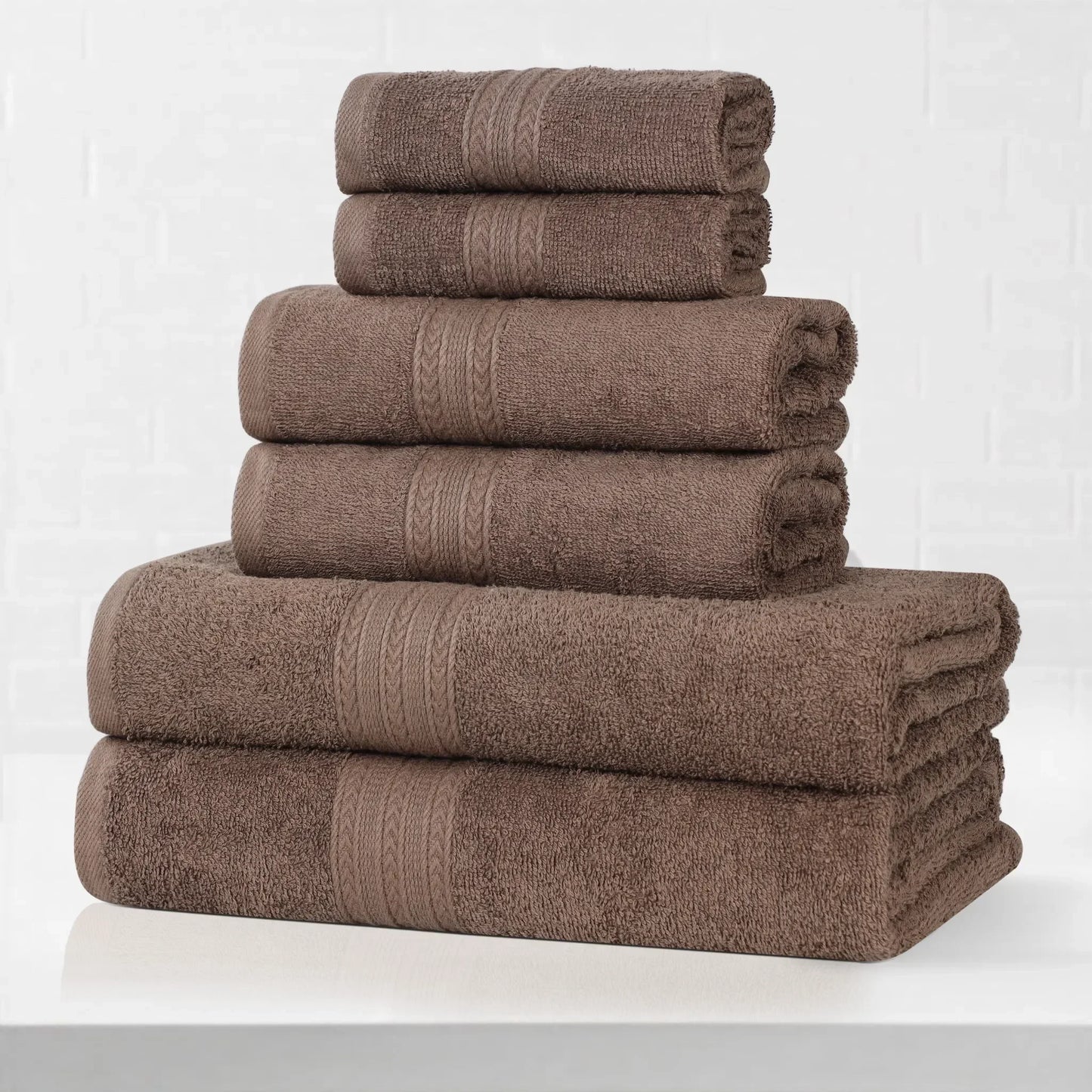 Eco-Friendly Ring Spun Cotton Towel Set Collection