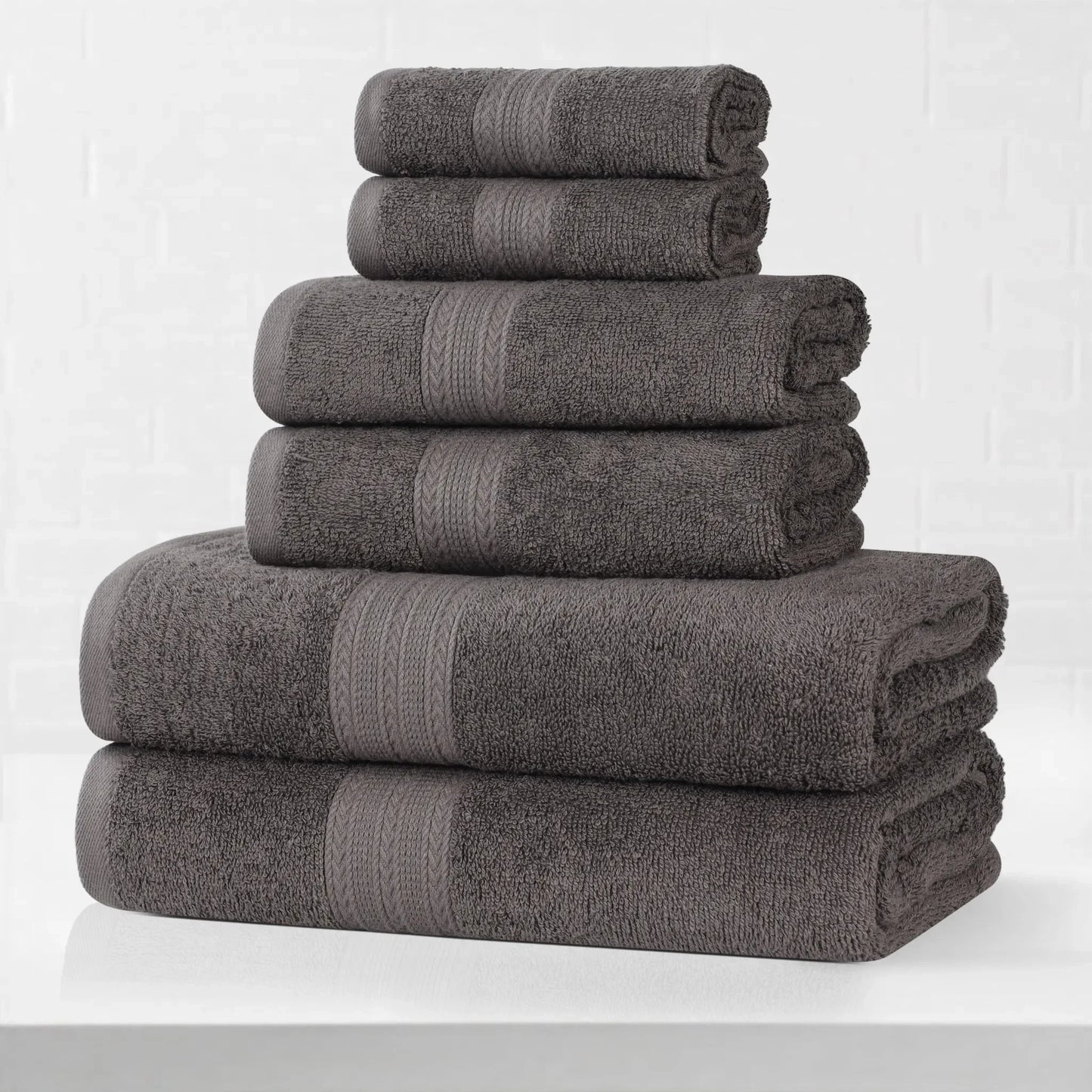Eco-Friendly Ring Spun Cotton Towel Set Collection