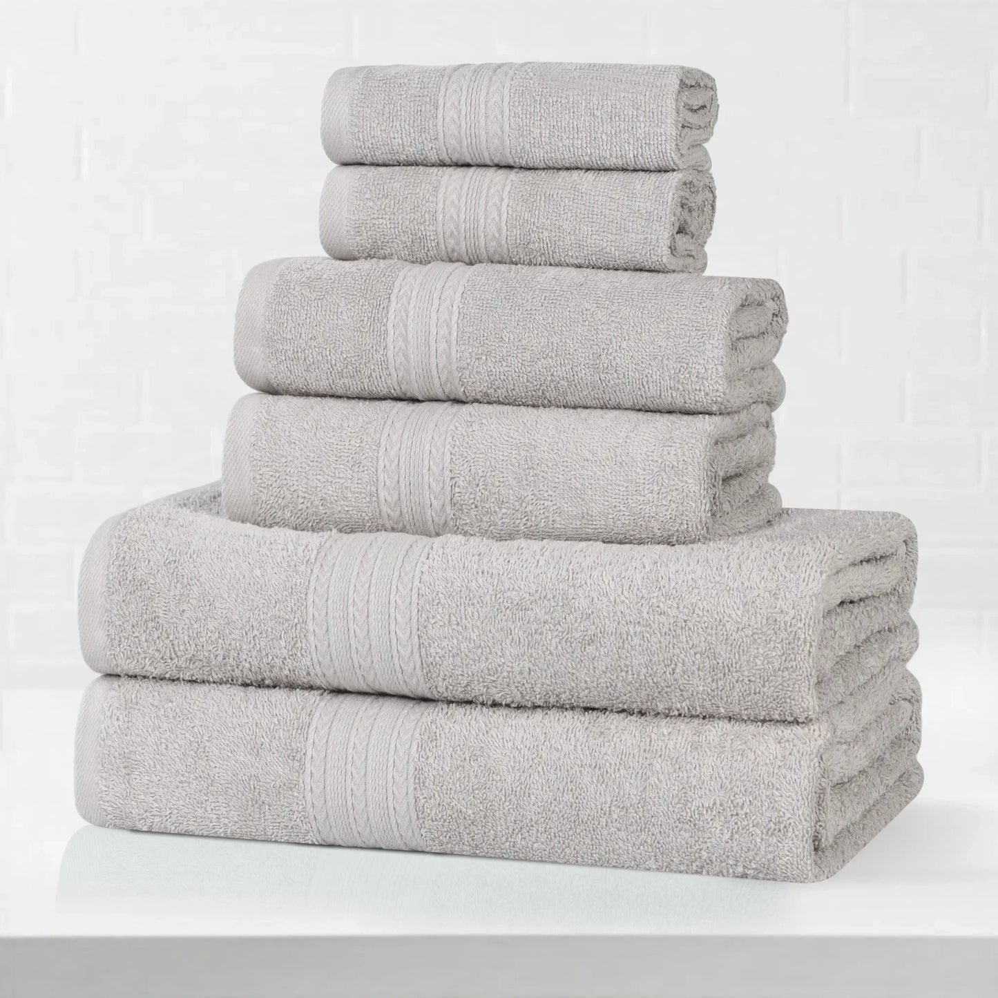Eco-Friendly Ring Spun Cotton Towel Set Collection