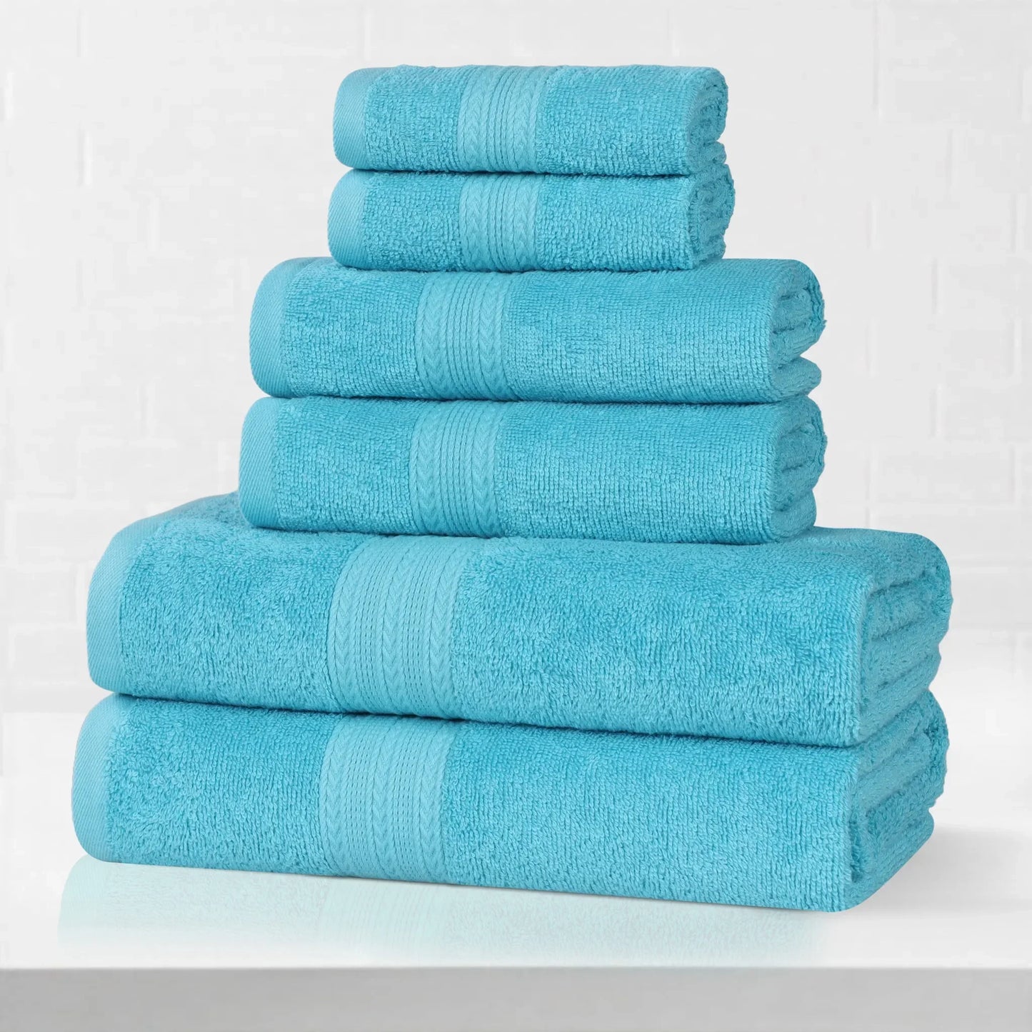Eco-Friendly Ring Spun Cotton Towel Set Collection