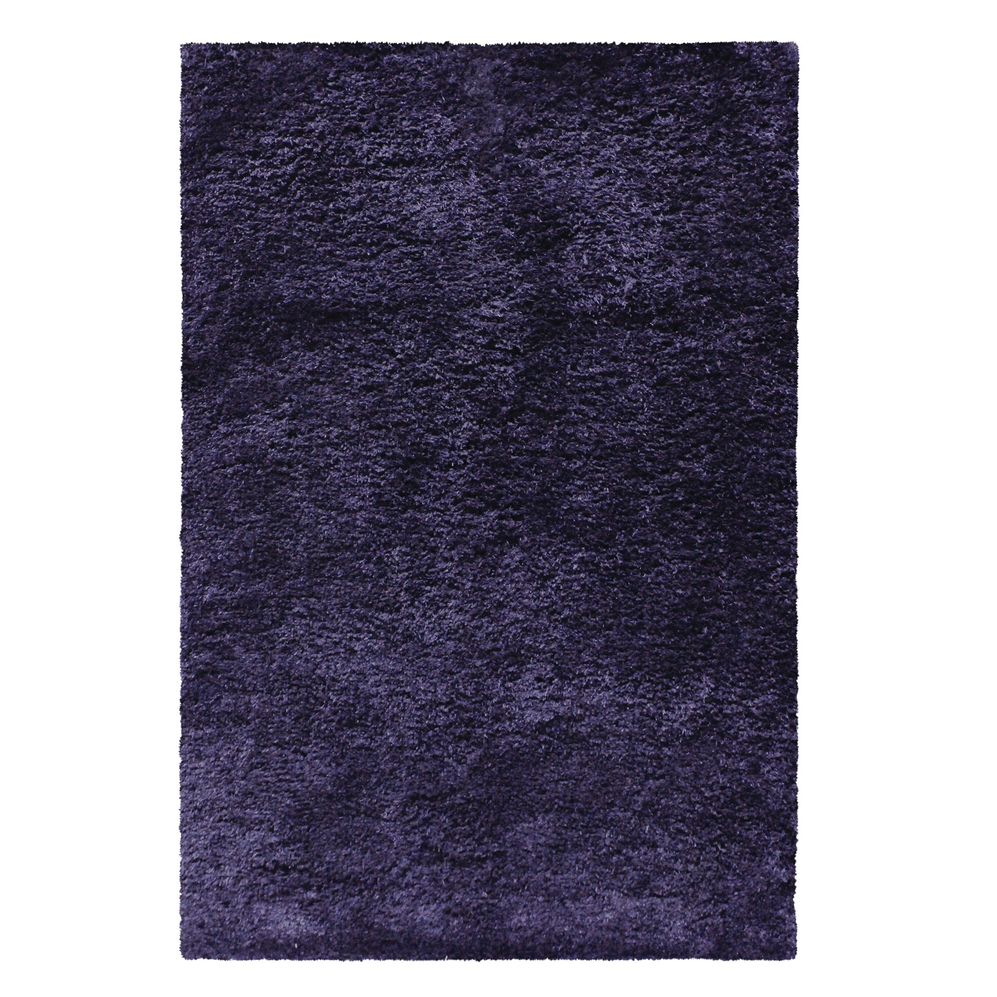 Superior Solid Indoor Plush Shag Area Rug Or Runner Or Round Rug - Navy Blue