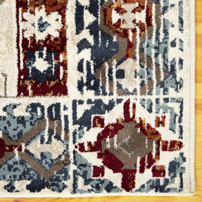 Taimak Aztec Geometric Indoor Sangria Southwestern Area Rug - Sangria