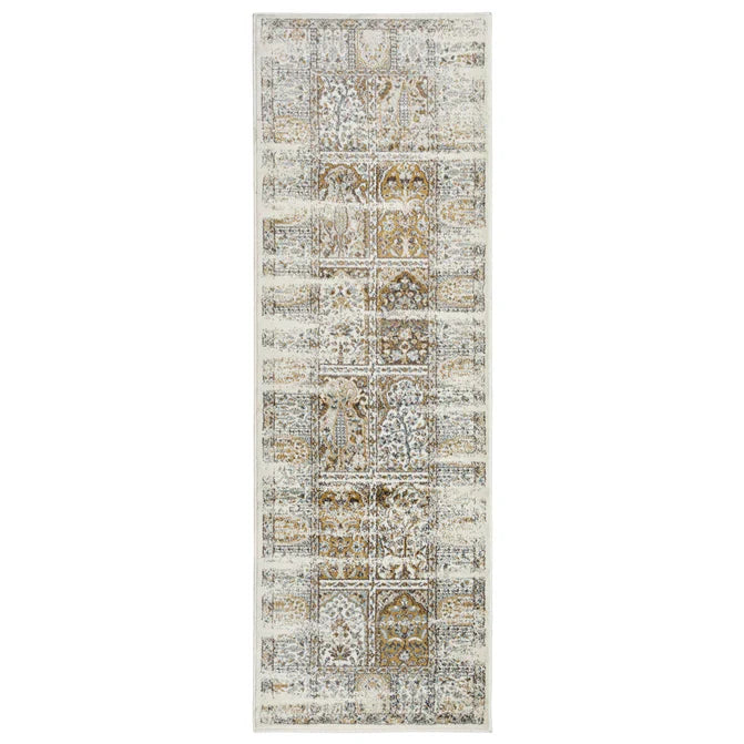Waterford Abstract Patchwork Medallion Indoor Area Rug or Runner