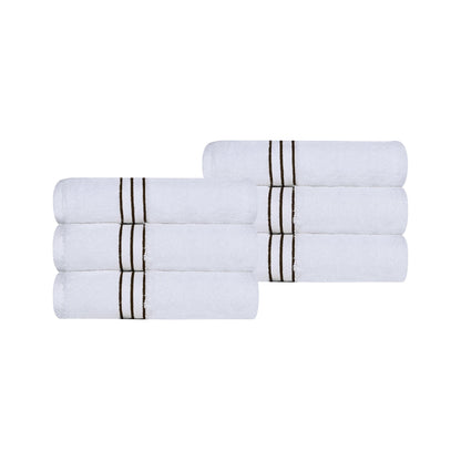 Ultra-Plush Turkish Cotton Hotel Collection Super Absorbent Solid Luxury Bathroom Set - Chocolate