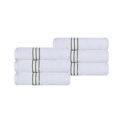 Ultra-Plush Turkish Cotton Hotel Collection Super Absorbent Solid Luxury Bathroom Set - Forest Green