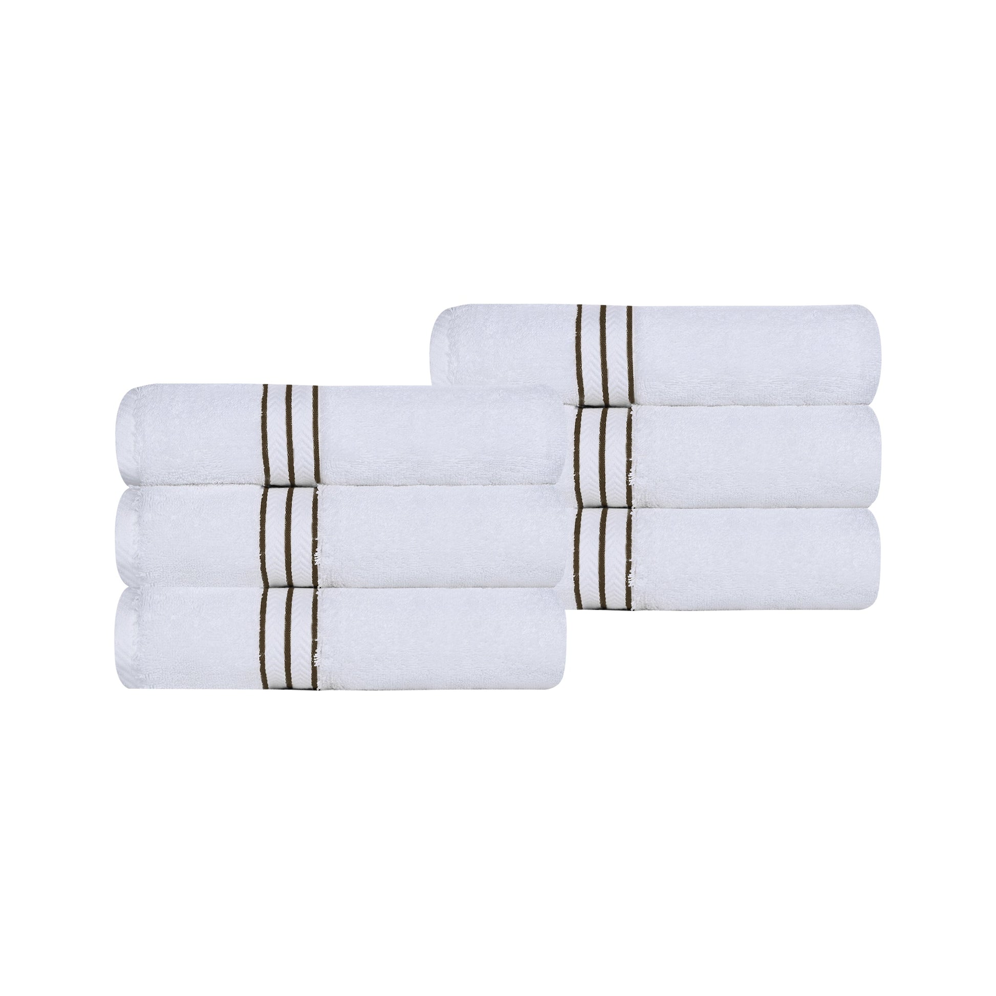 Ultra-Plush Turkish Cotton Hotel Collection Super Absorbent Solid Luxury Bathroom Set - Latte