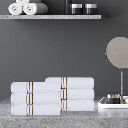 Ultra-Plush Turkish Cotton Hotel Collection Super Absorbent Solid Luxury Bathroom Set - Toast
