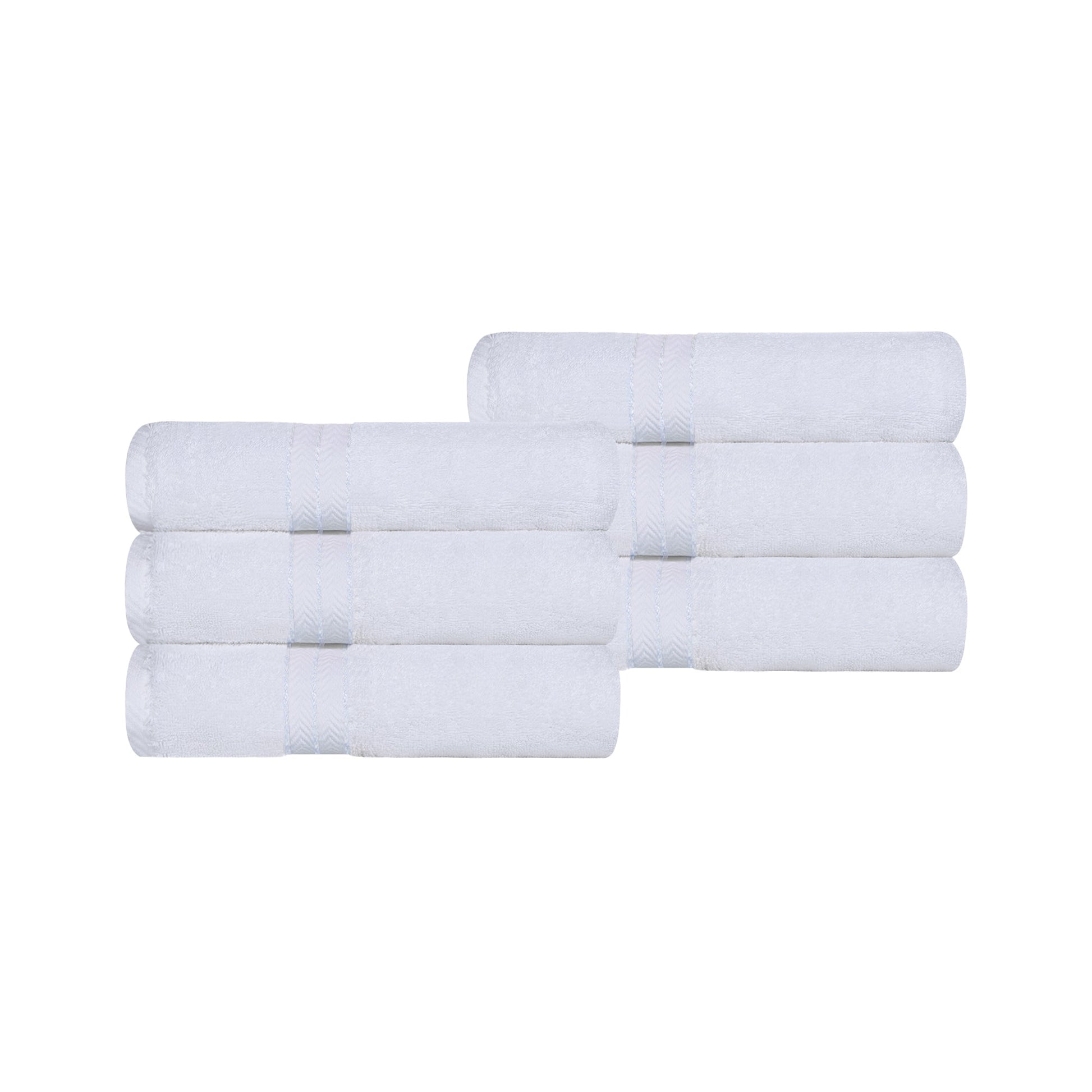 Ultra-Plush Turkish Cotton Hotel Collection Super Absorbent Solid Luxury Bathroom Set - White