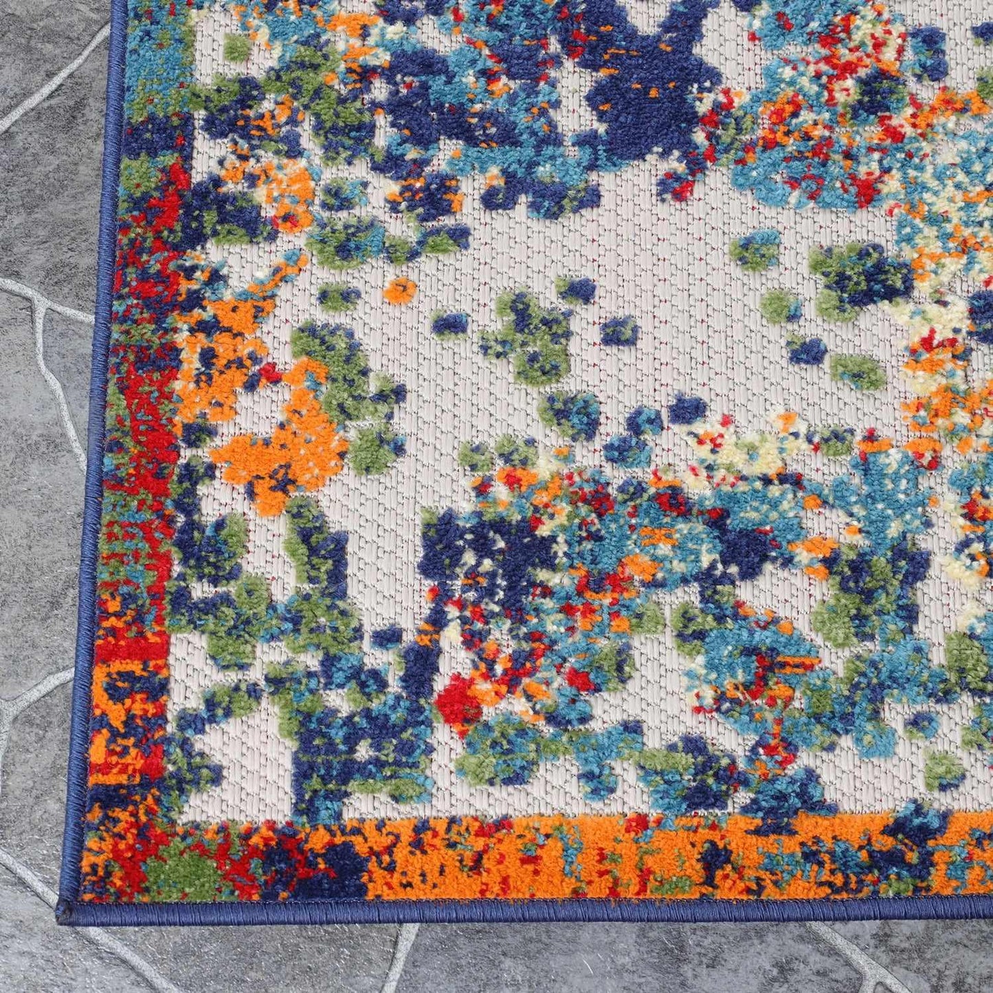 Superior Kalina Modern Abstract Splatter Indoor/Outdoor Area Rug or Runner Rug