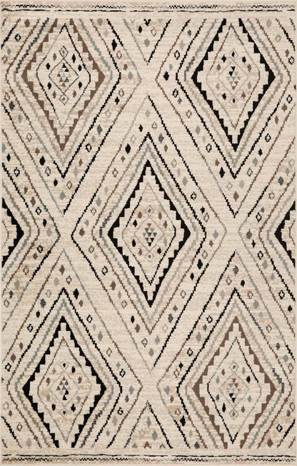 Ozark Geometric Diamonds Indoor Area Rug Or Runner Rug - Slate