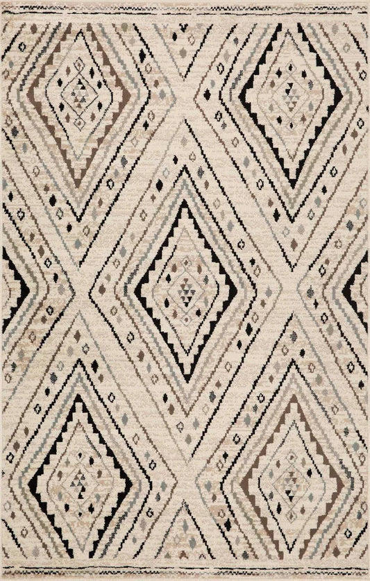 Ozark Geometric Diamonds Indoor Area Rug Or Runner Rug - Slate