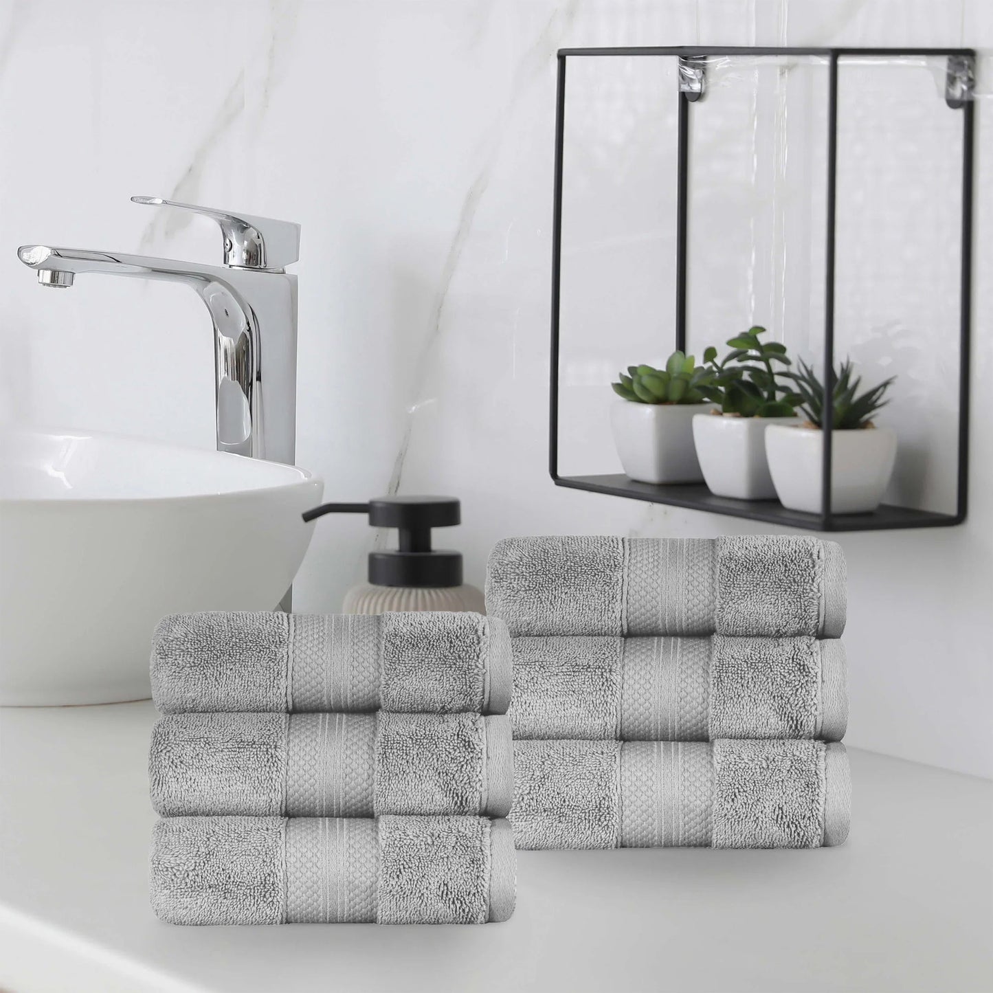 Aria Premium Turkish Cotton Assorted Towel Set Collection