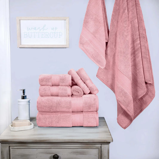 Aria Premium Turkish Cotton Assorted Towel Set Collection