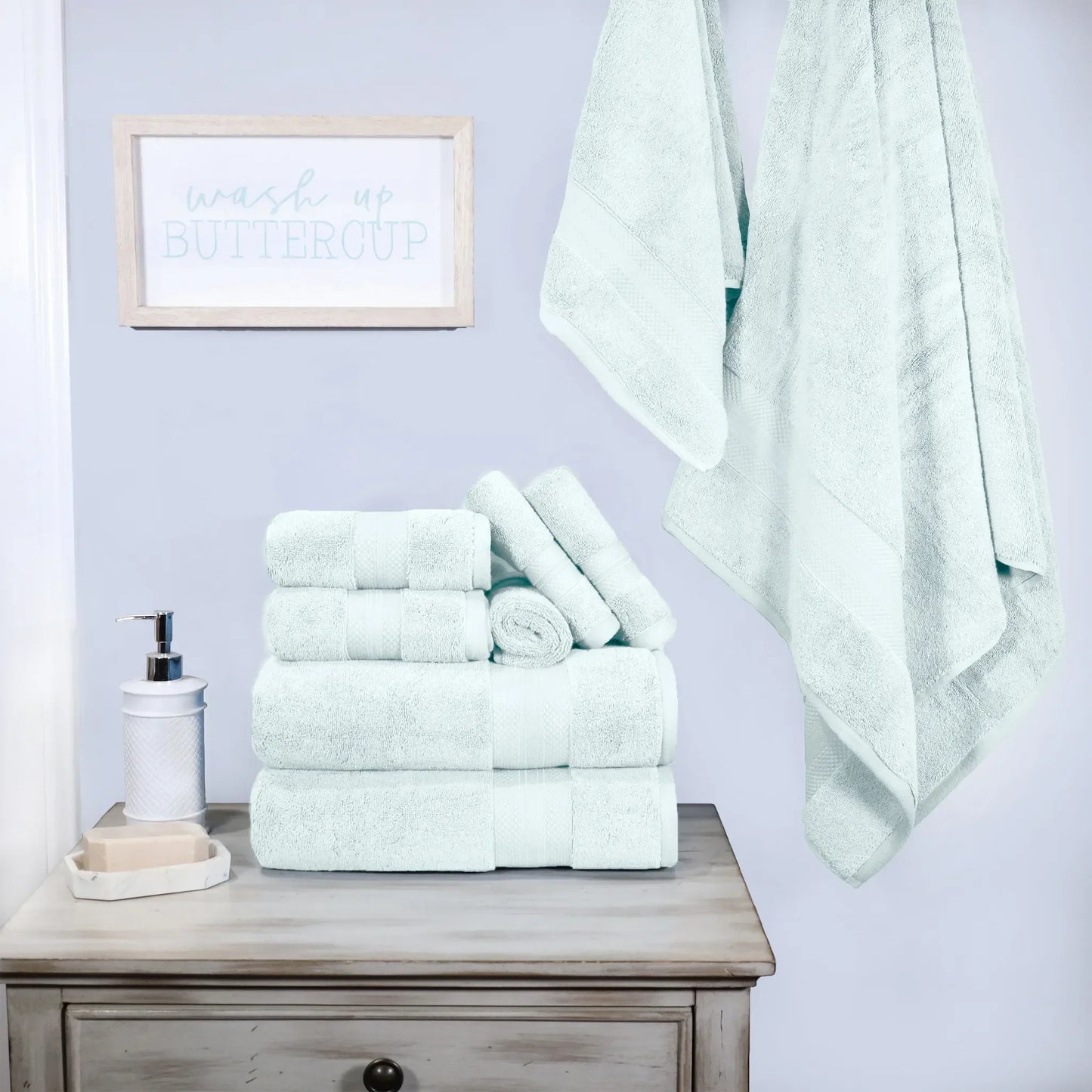 Aria Premium Turkish Cotton Assorted Towel Set Collection