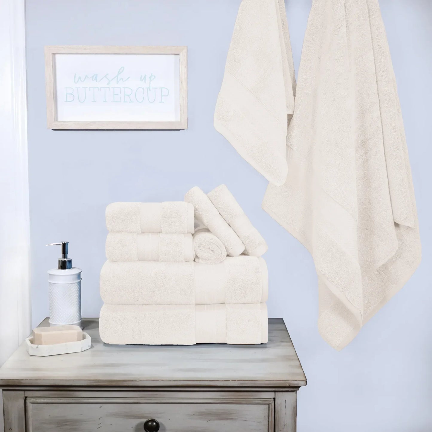 Aria Premium Turkish Cotton Assorted Towel Set Collection
