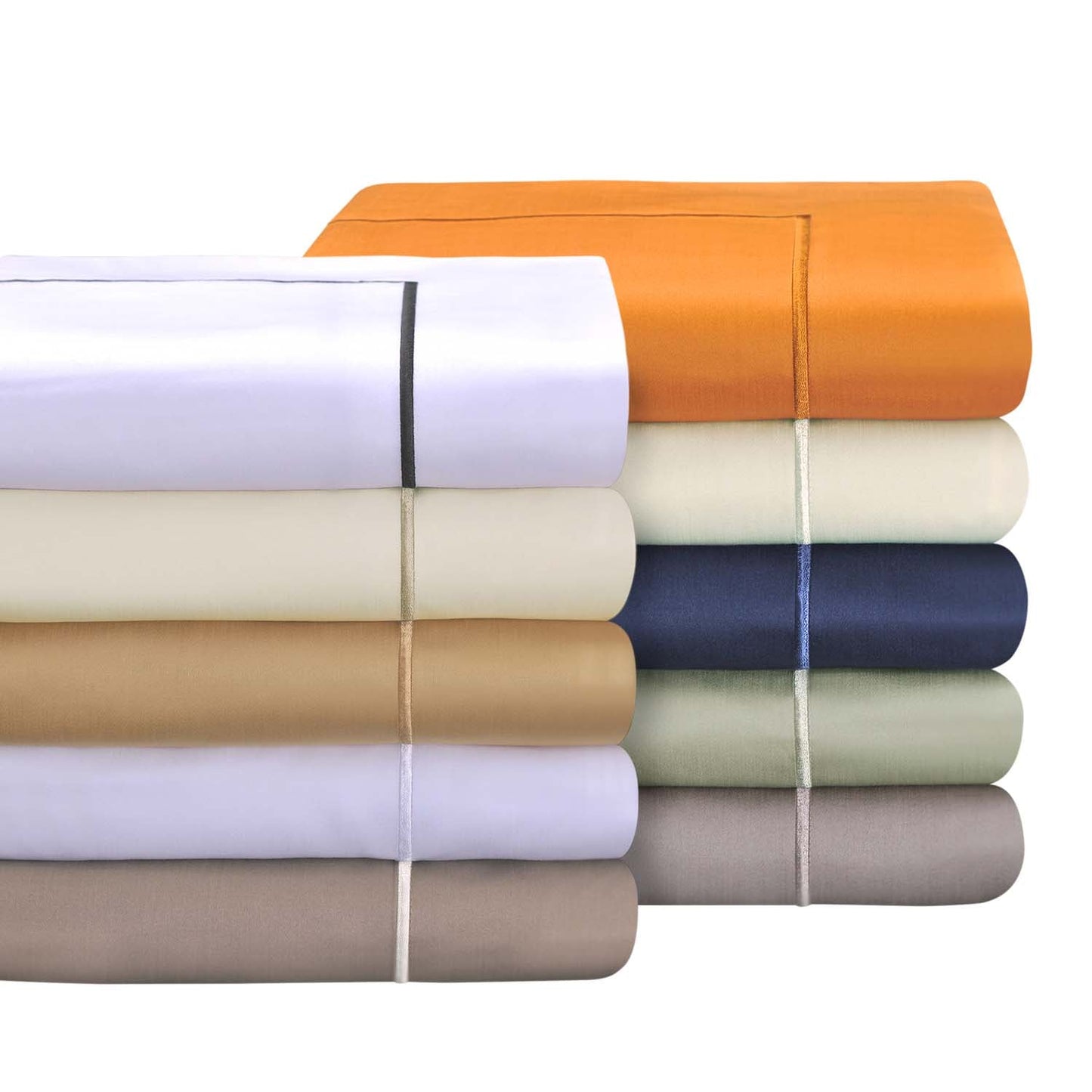 700 Thread Count Solid Egyptian Cotton Deep Pocket Sheet Set - White