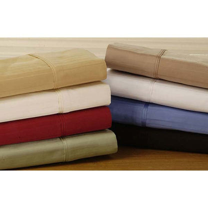 800-Thread Count Egyptian Cotton Ultra-Soft Striped Pillowcase - Gold