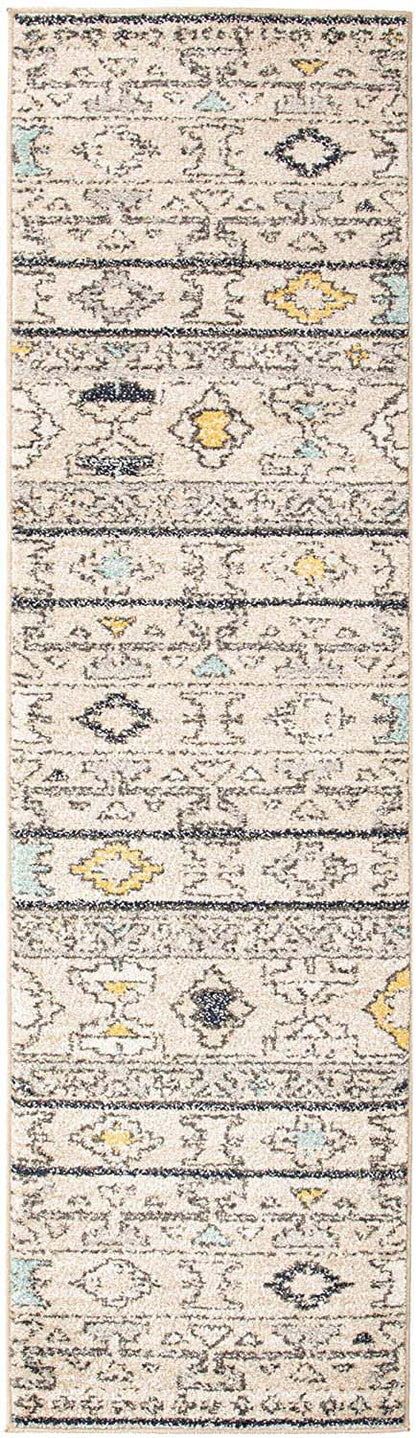 Hardyn Southwestern Tribal Area Rug - Ivory