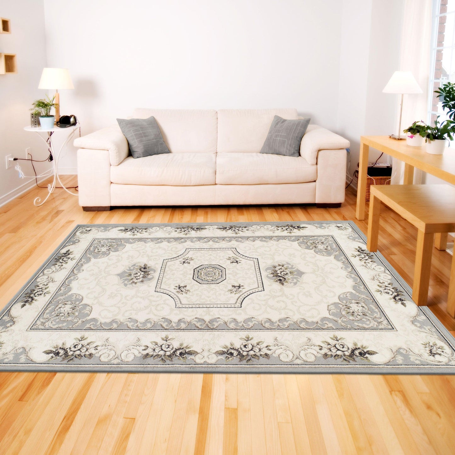  Annalise Floral Area Rug or Runner Rug 
