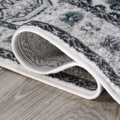  Superior Engroove Southwestern Tribal Medallion Rivulet Area Rug