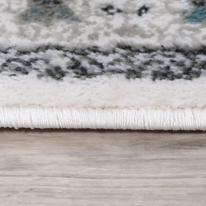  Superior Engroove Southwestern Tribal Medallion Rivulet Area Rug