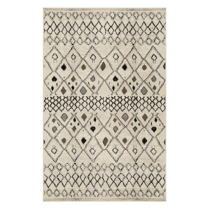 Tripp Modern Lattice Jute Backing Indoor Area Rug - Slate